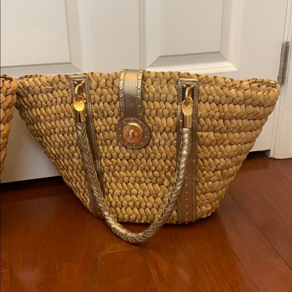 Michael Kors straw bag